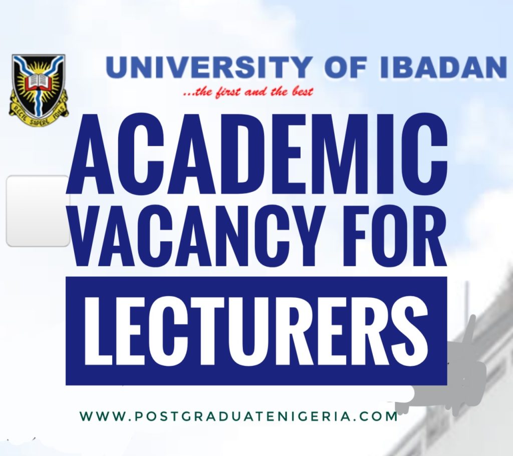 University of Ibadan vacancy