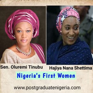 Nigeria first lady and second lady 