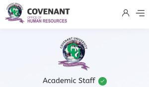 Covenant university academy staff vacancy