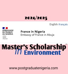 Master's scholarship France